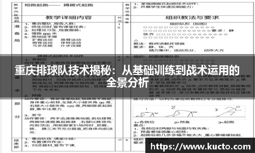 重庆排球队技术揭秘：从基础训练到战术运用的全景分析